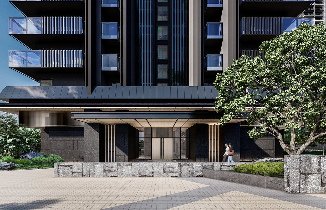 Krisumi The Forest Reserve luxury high-rise apartments exterior view